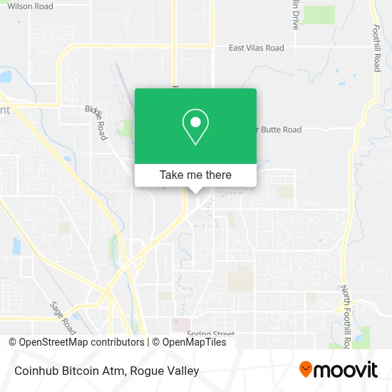 Coinhub Bitcoin Atm map