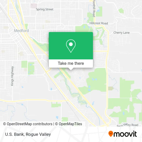 U.S. Bank map
