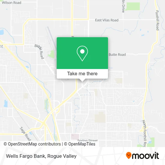 Wells Fargo Bank map
