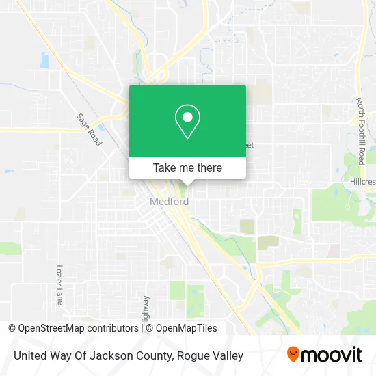 United Way Of Jackson County map