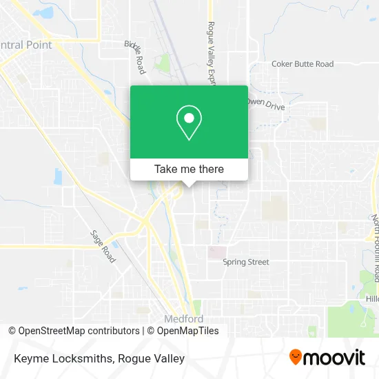 Keyme Locksmiths map