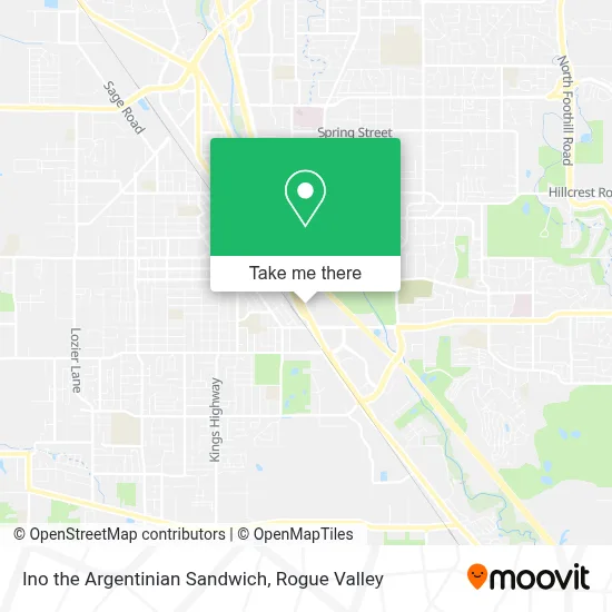 Ino the Argentinian Sandwich map