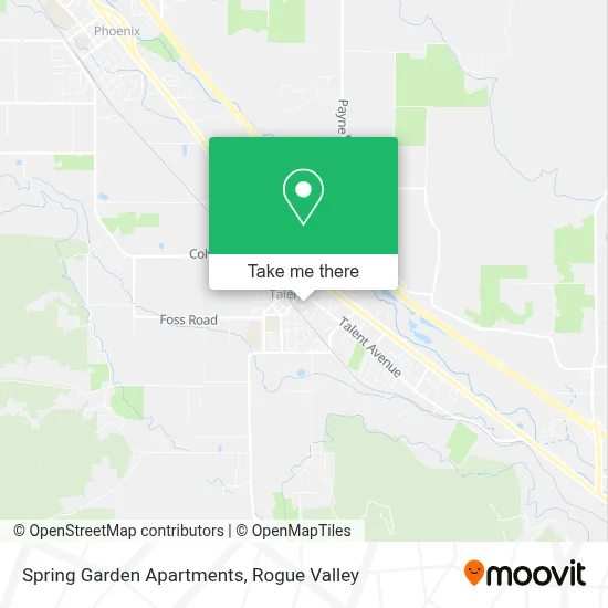 Spring Garden Apartments map