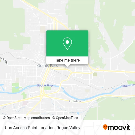 Ups Access Point Location map