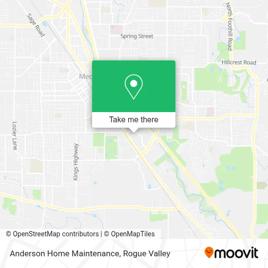 Anderson Home Maintenance map