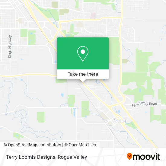 Terry Loomis Designs map