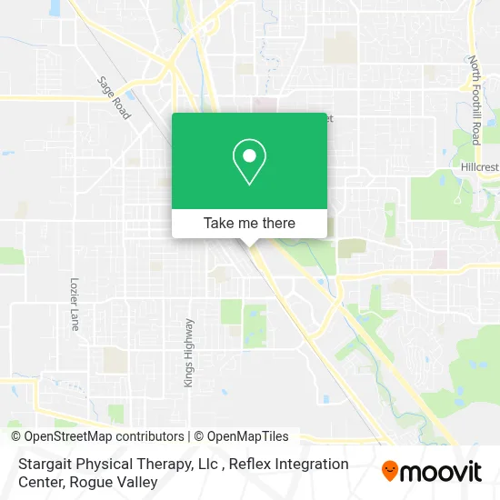 Stargait Physical Therapy, Llc , Reflex Integration Center map