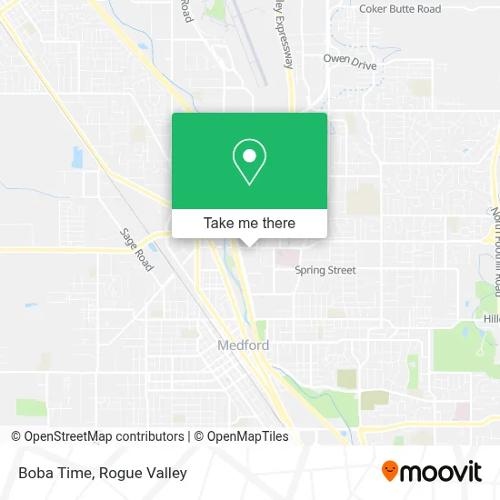 Boba Time map