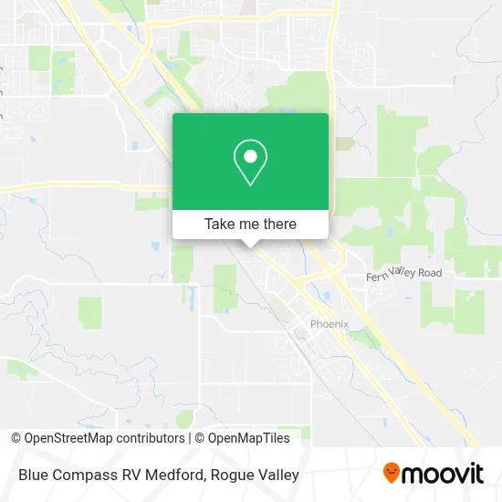 Blue Compass RV Medford map