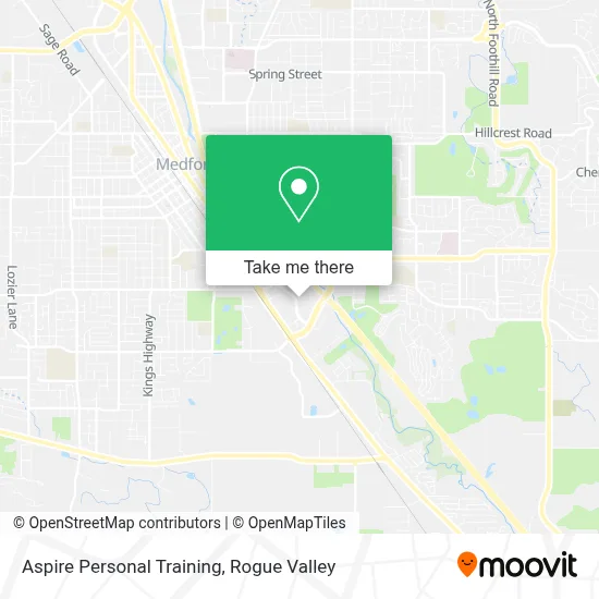 Aspire Personal Training map