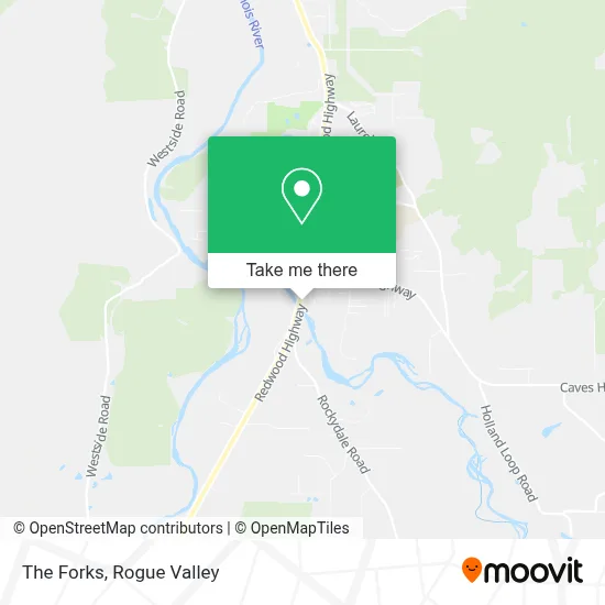 The Forks map