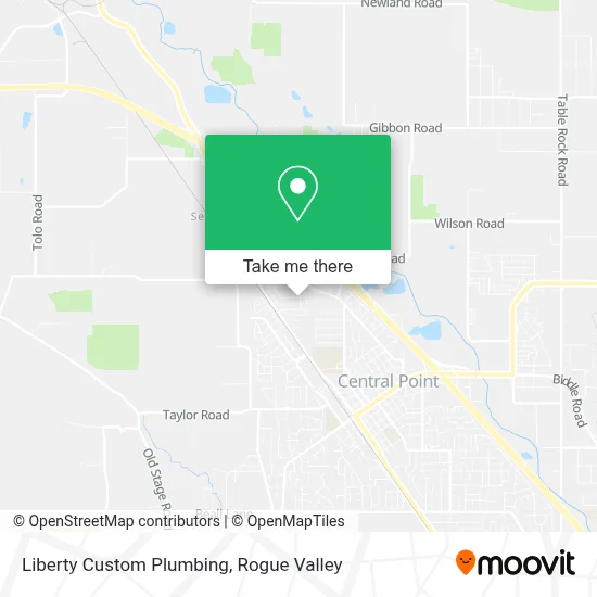 Liberty Custom Plumbing map