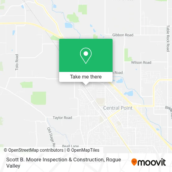 Scott B. Moore Inspection & Construction map