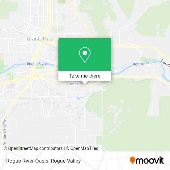 Rogue River Oasis map