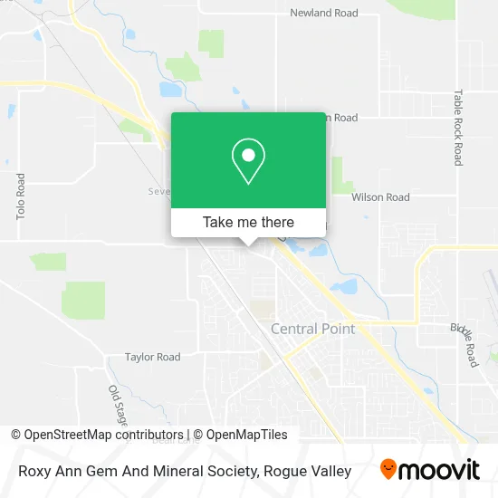 Roxy Ann Gem And Mineral Society map