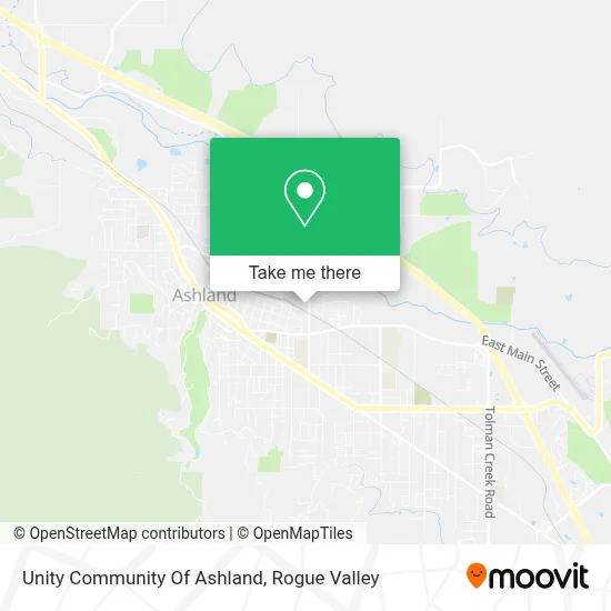 Unity Community Of Ashland map