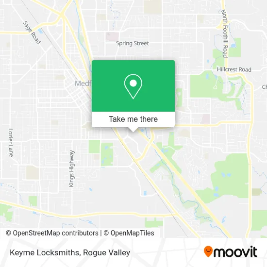 Keyme Locksmiths map