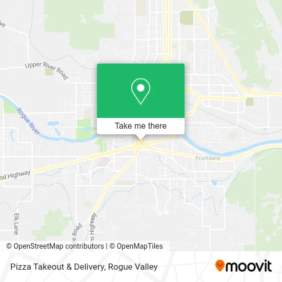 Pizza Takeout & Delivery map
