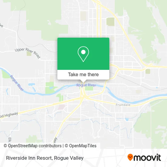 Riverside Inn Resort map