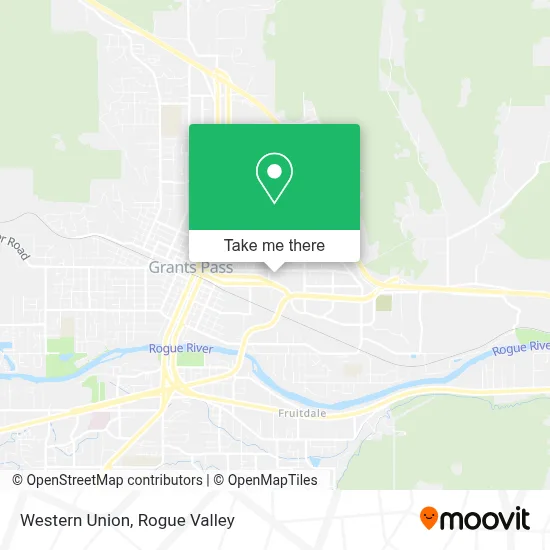 Western Union map