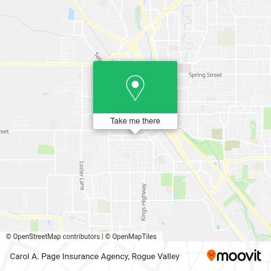 Carol A. Page Insurance Agency map
