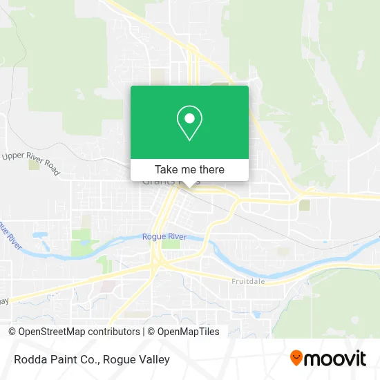 Rodda Paint Co. map