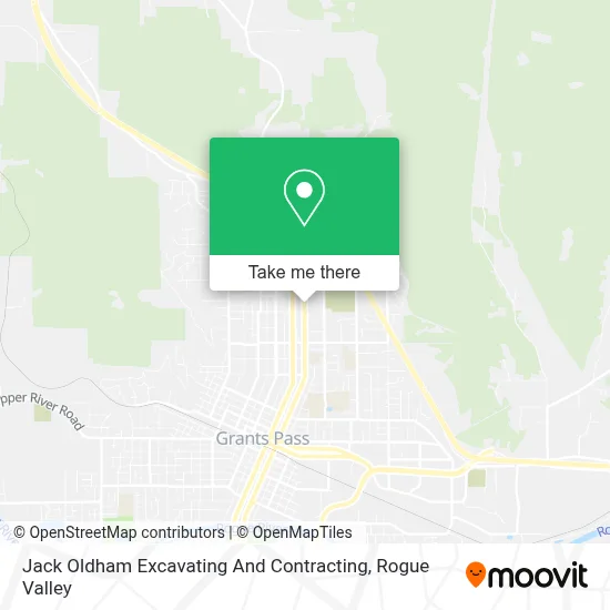 Jack Oldham Excavating And Contracting map