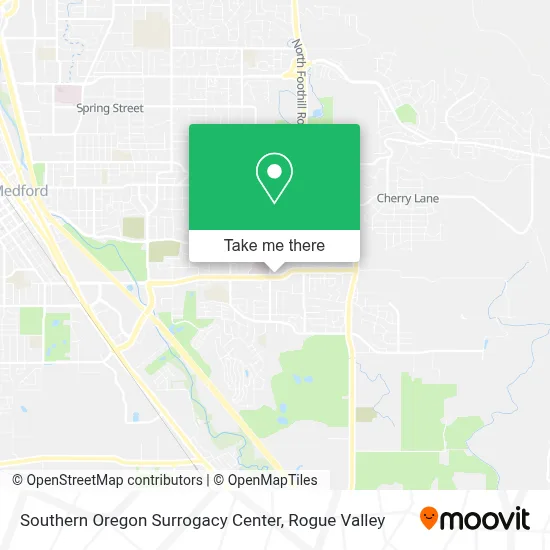 Southern Oregon Surrogacy Center map