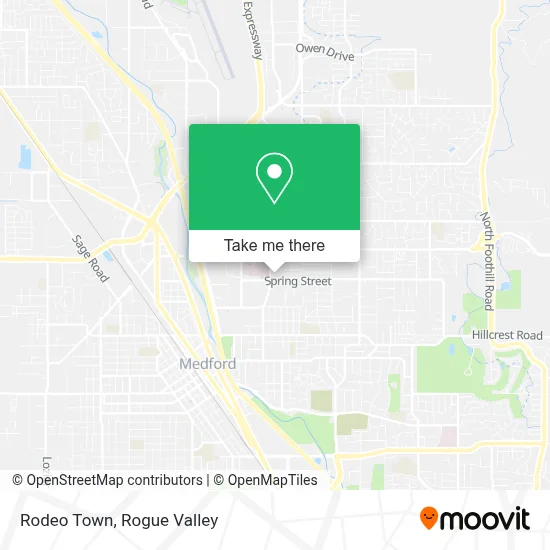 Rodeo Town map