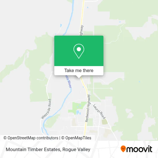 Mountain Timber Estates map