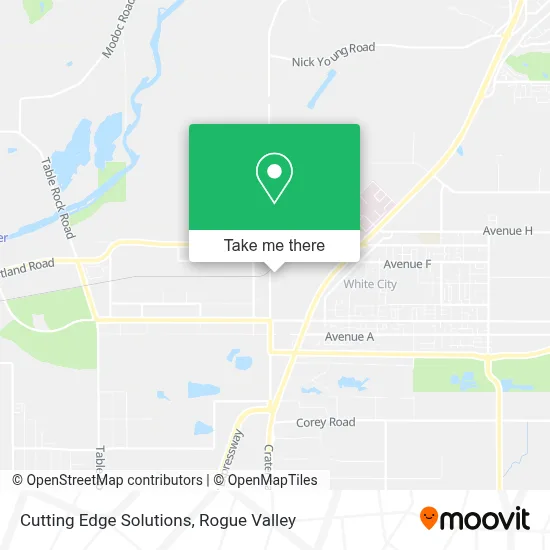 Cutting Edge Solutions map