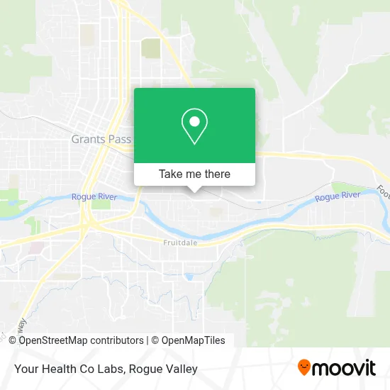 Your Health Co Labs map