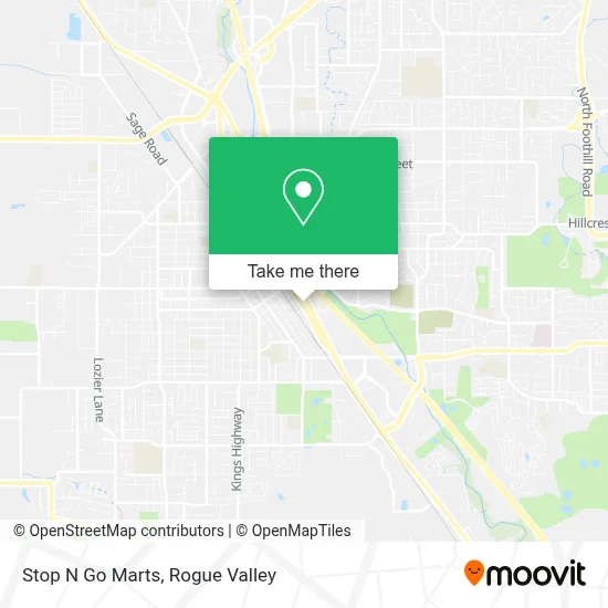 Stop N Go Marts map