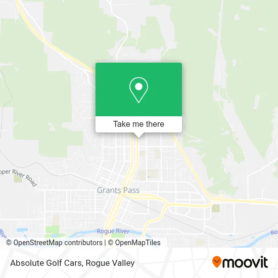 Absolute Golf Cars map