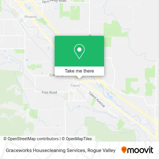 Graceworks Housecleaning Services map