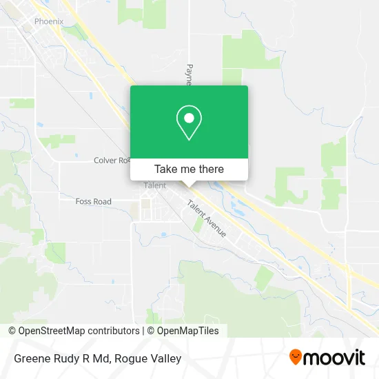 Greene Rudy R Md map