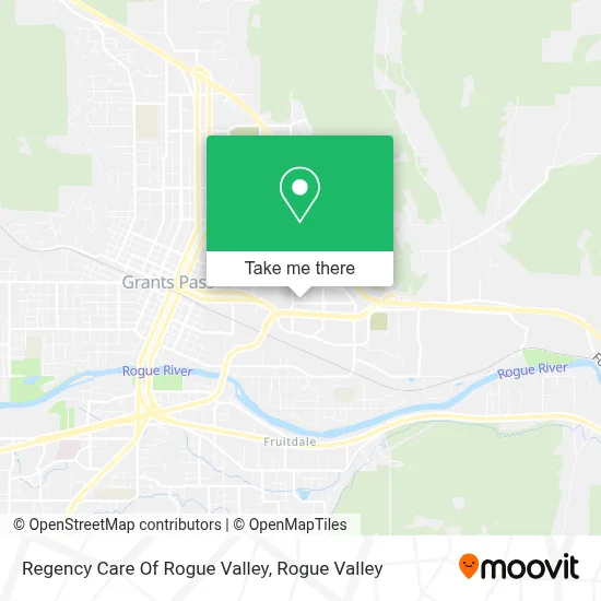 Regency Care Of Rogue Valley map