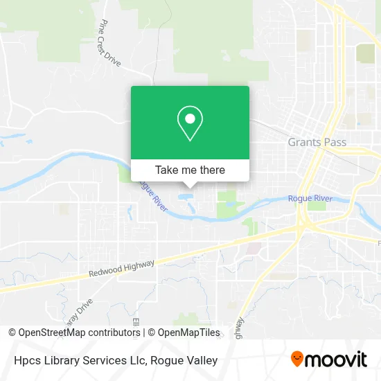 Hpcs Library Services Llc map