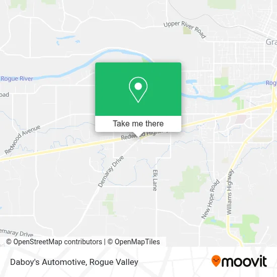 Daboy's Automotive map
