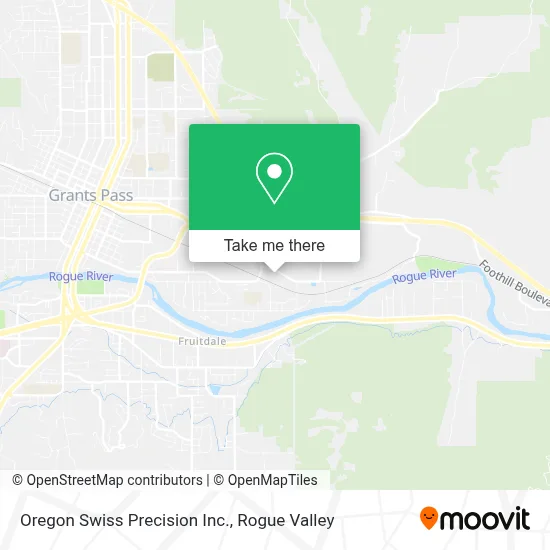 Oregon Swiss Precision Inc. map
