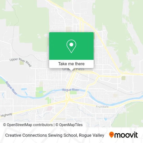 Creative Connections Sewing School map