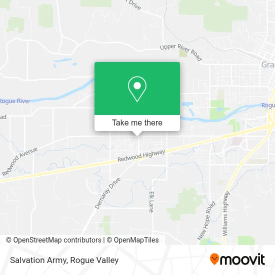 Salvation Army map