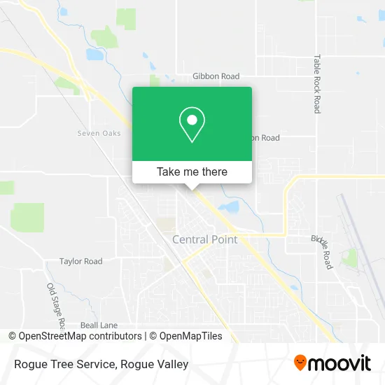Rogue Tree Service map