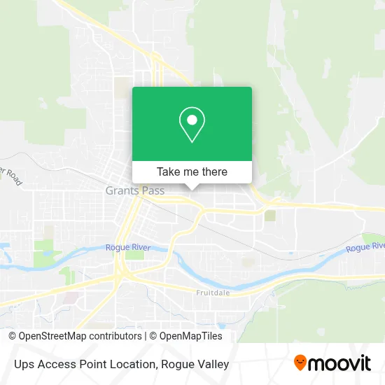 Ups Access Point Location map
