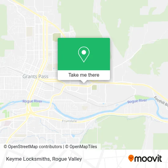 Keyme Locksmiths map