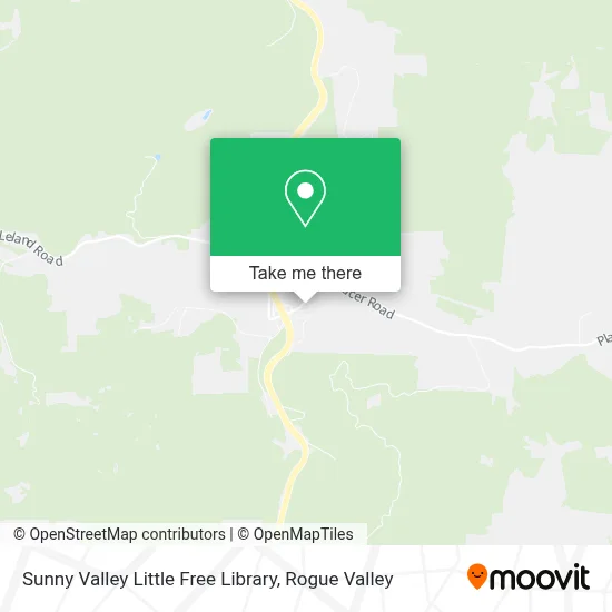 Sunny Valley Little Free Library map