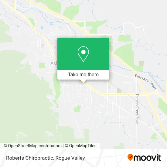 Roberts Chiropractic map