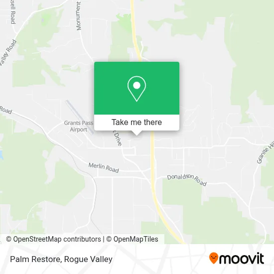 Palm Restore map