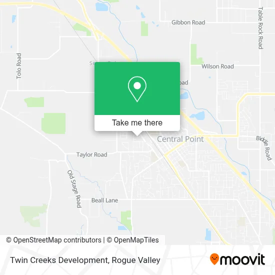 Twin Creeks Development map