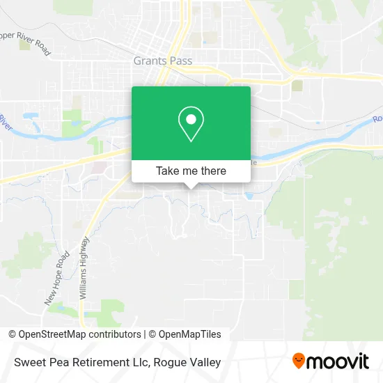 Sweet Pea Retirement Llc map